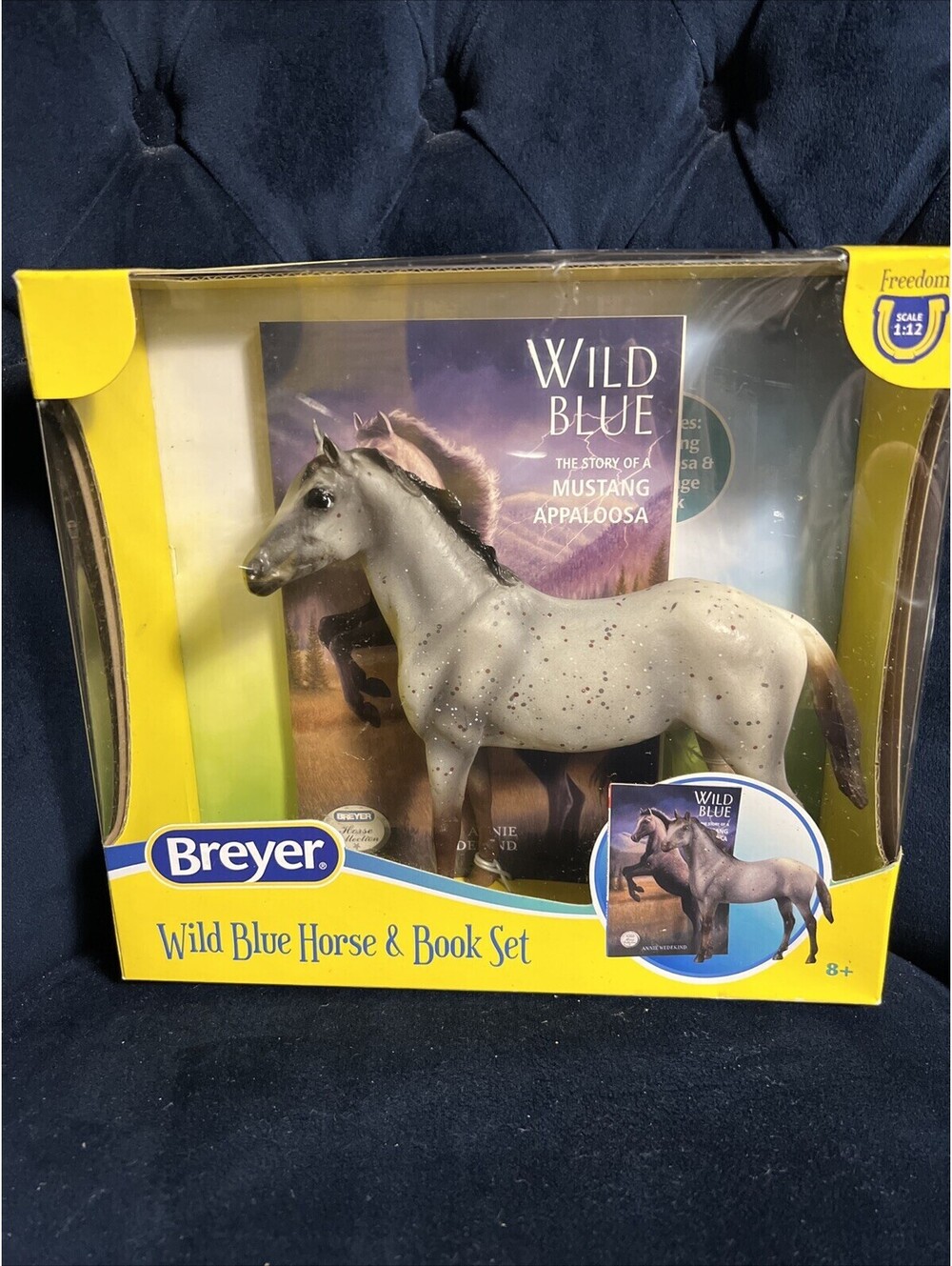 Breyer Horses Wild Blue: Book and Horse Toy Collectible Set 1:12 Scale 2014